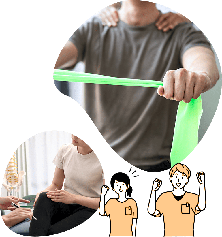 カイロプラクティック成が選ばれる理由のイラスト