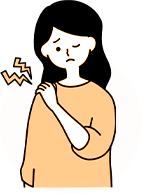 首・肩のお悩みのイラスト